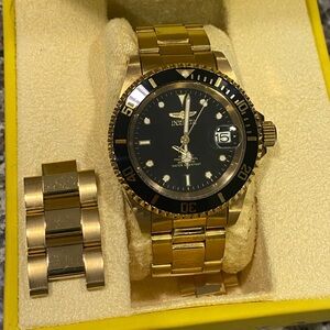 INVICTA PRO DIVER GOLD & BLACK 89290B